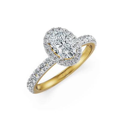 Oval Splendour Lab Grown Diamond Ring