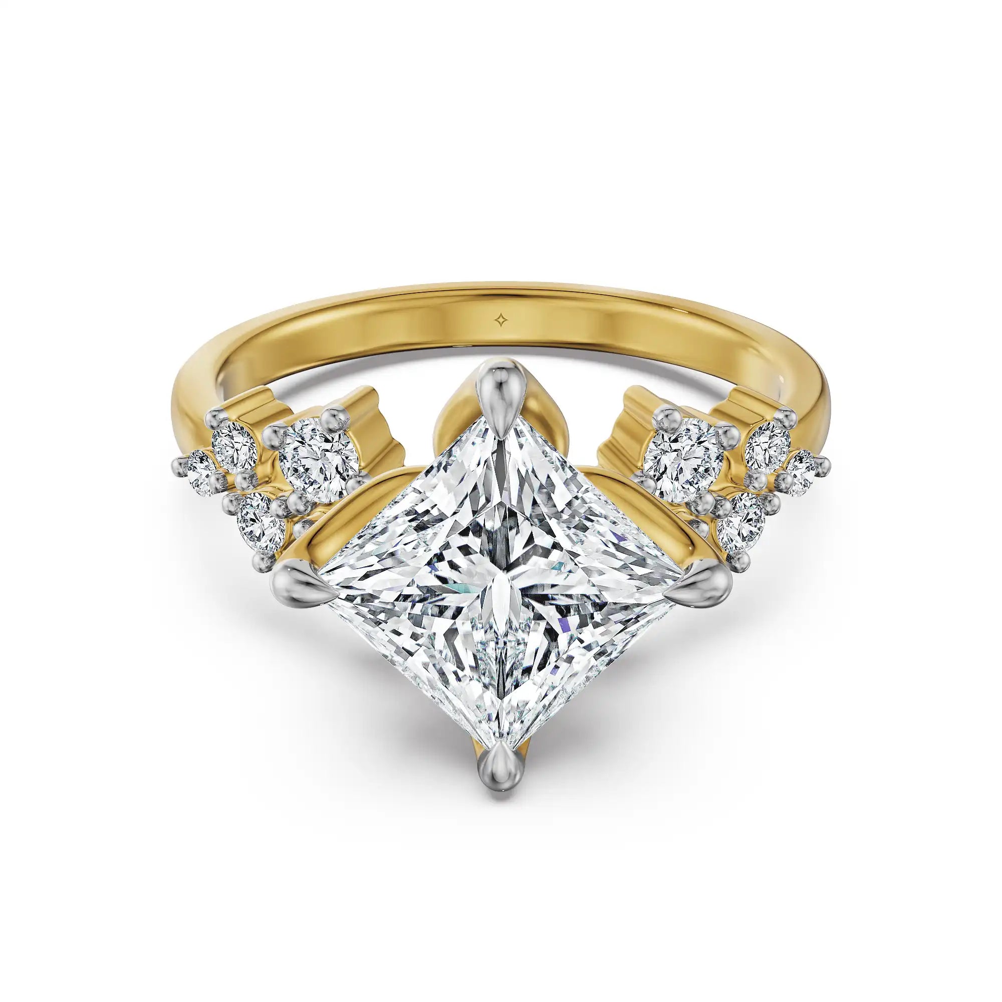 Princess Elan Lab Grown Diamond Ring