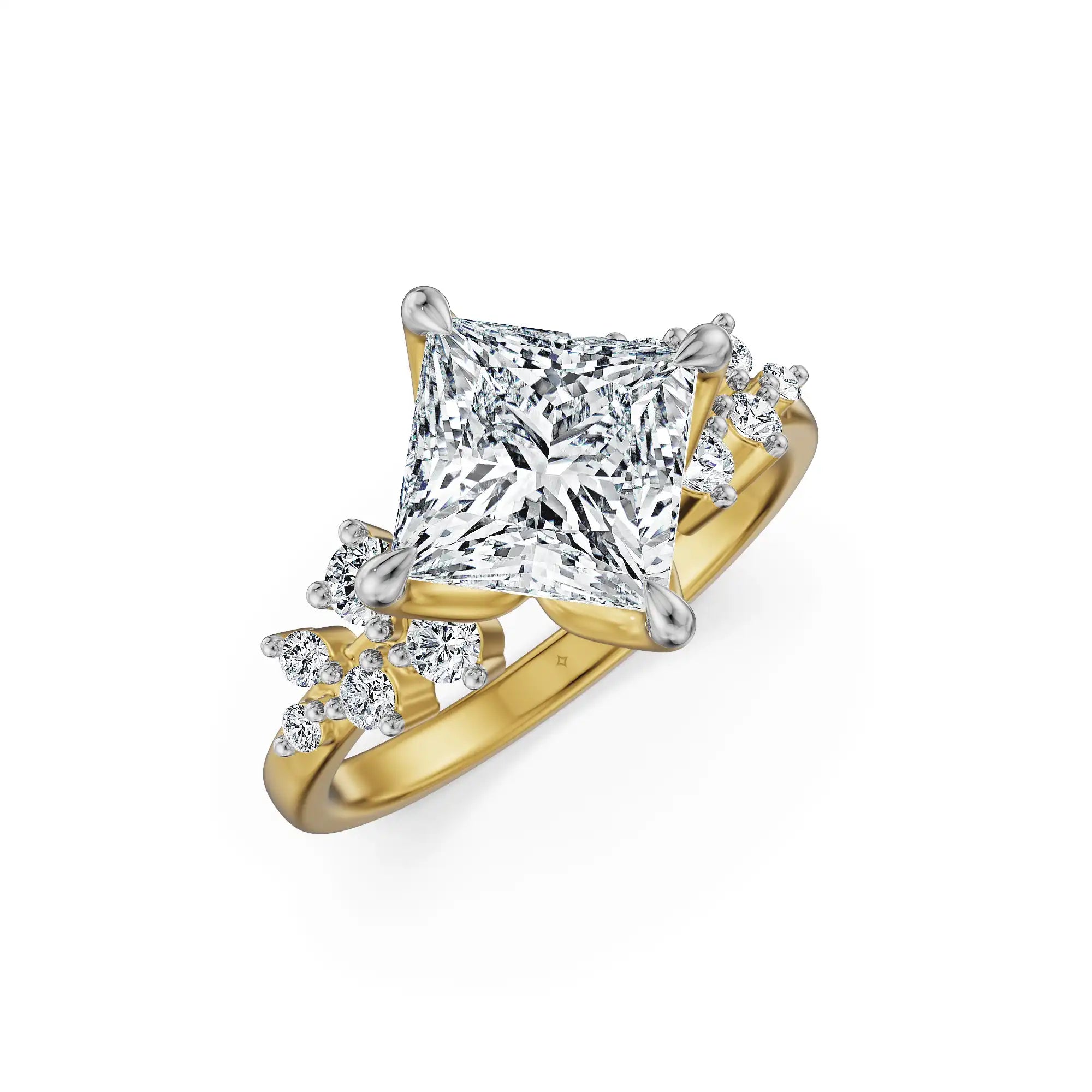 Princess Elan Lab Grown Diamond Ring