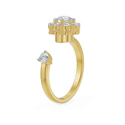 Rotating Radiance Lab Grown Diamond Ring