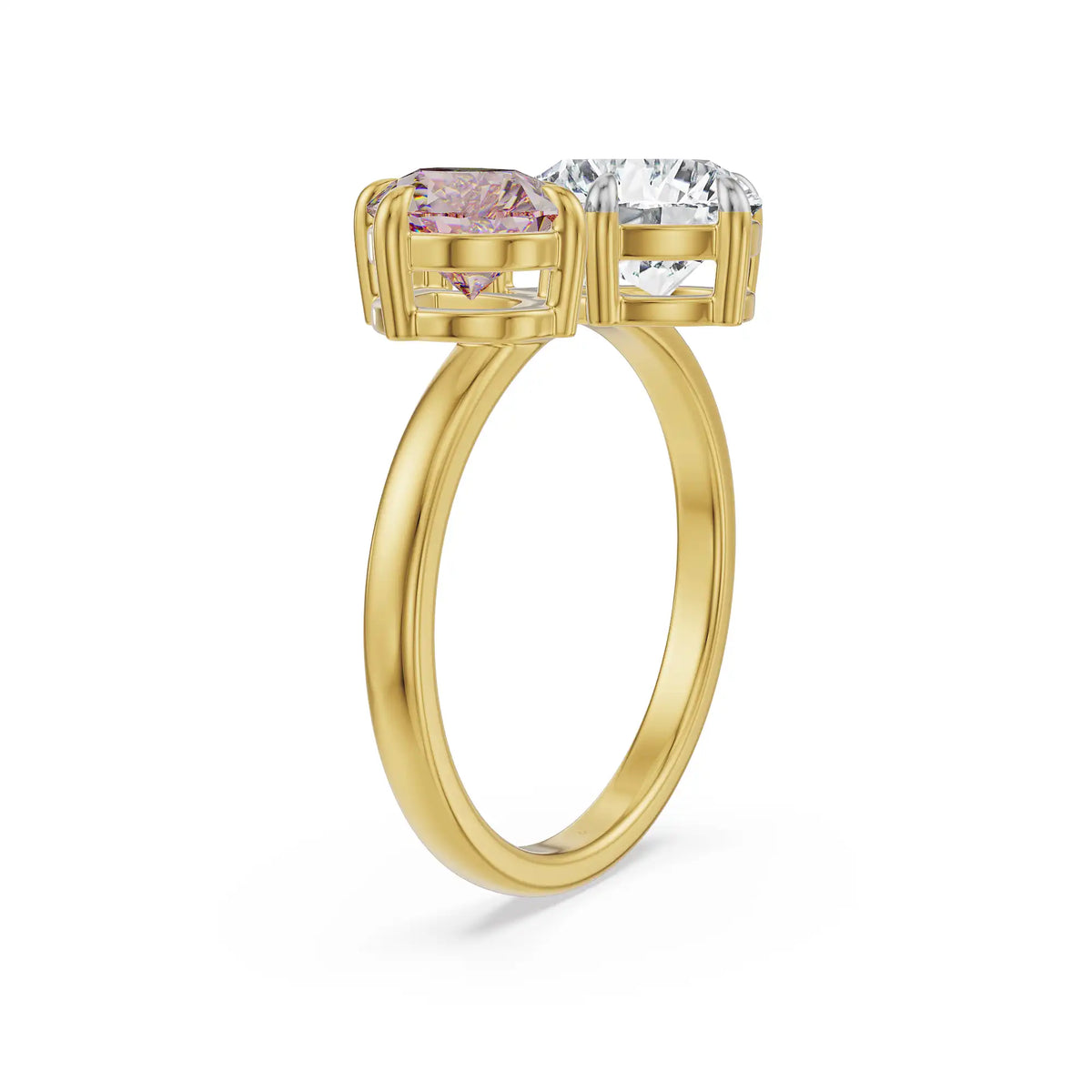 Pear Duo Lab Grown Diamond Ring