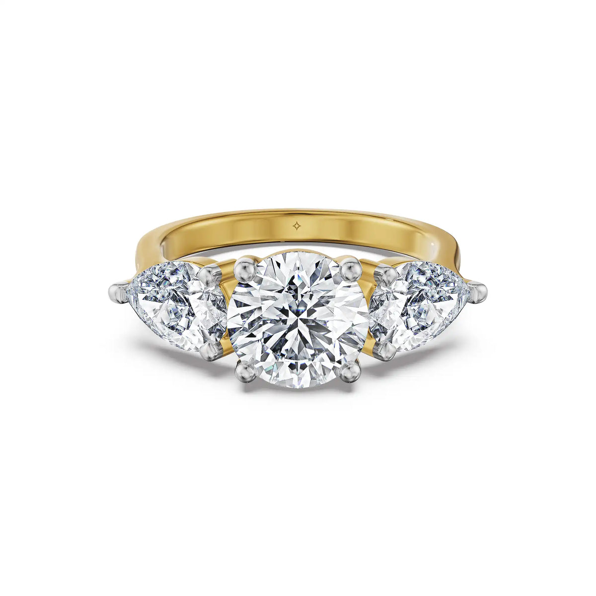 Evera Trinity Lab Grown Diamond Ring