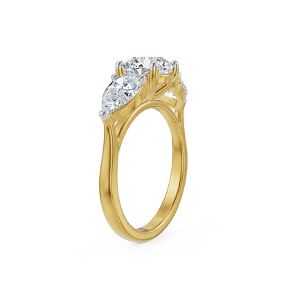 Evera Trinity Lab Grown Diamond Ring