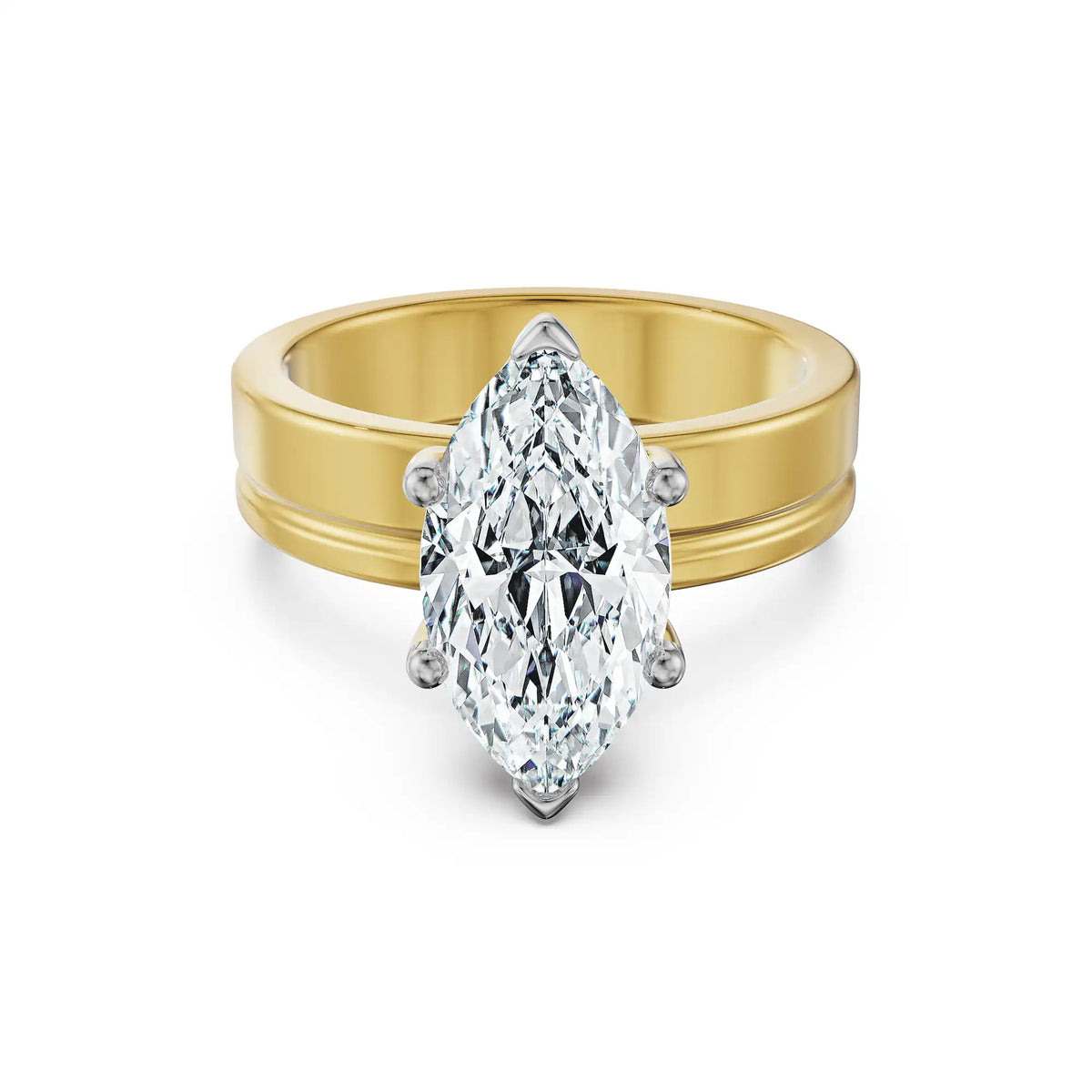 3 CT Marquise Lab Grown Diamond Ring