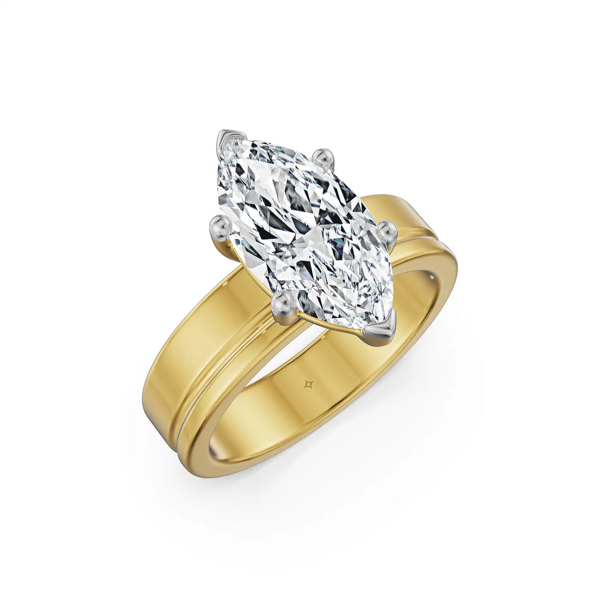 3 CT Marquise Lab Grown Diamond Ring