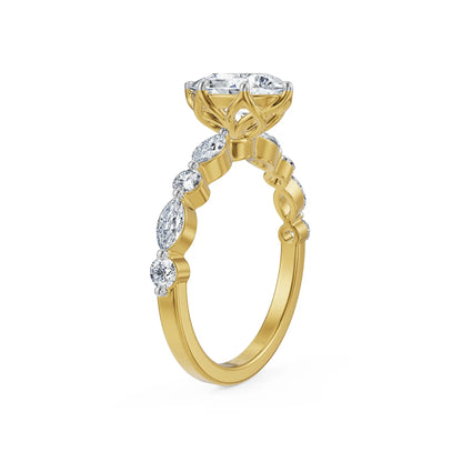 1 CT Pear Lab Grown Diamond Ring