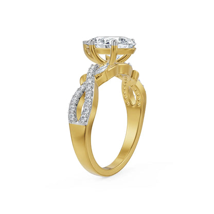 Seravia Pear Lab Grown Diamond Ring