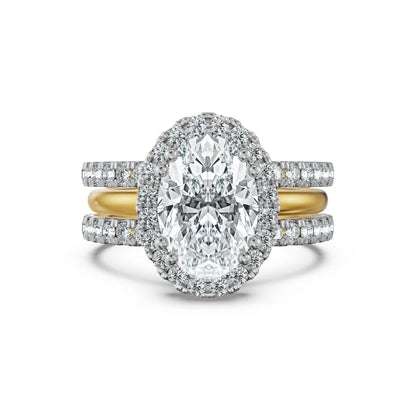 2 CT Oval Stackable Lab Grown Diamond Ring