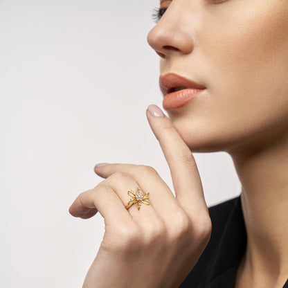 Star Lab Grown Diamond Ring 9KT