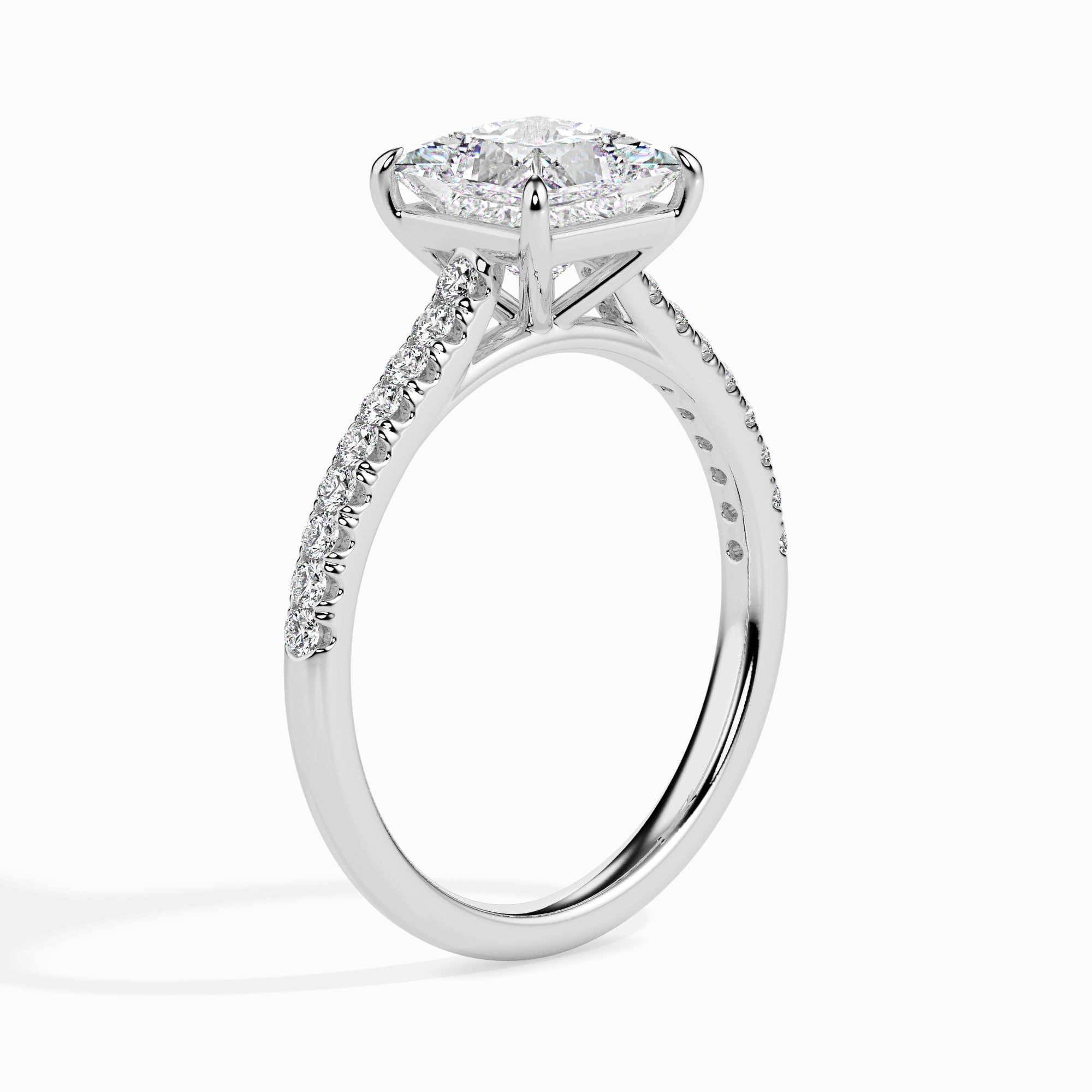 Princess Cut Solitaire Ring_in-stock