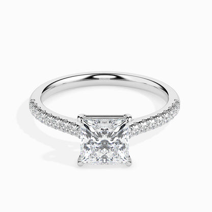 Princess Cut Solitaire Ring_in-stock