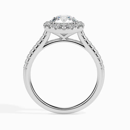Lab-Grown Queen Solitaire Diamond Ring 9KT