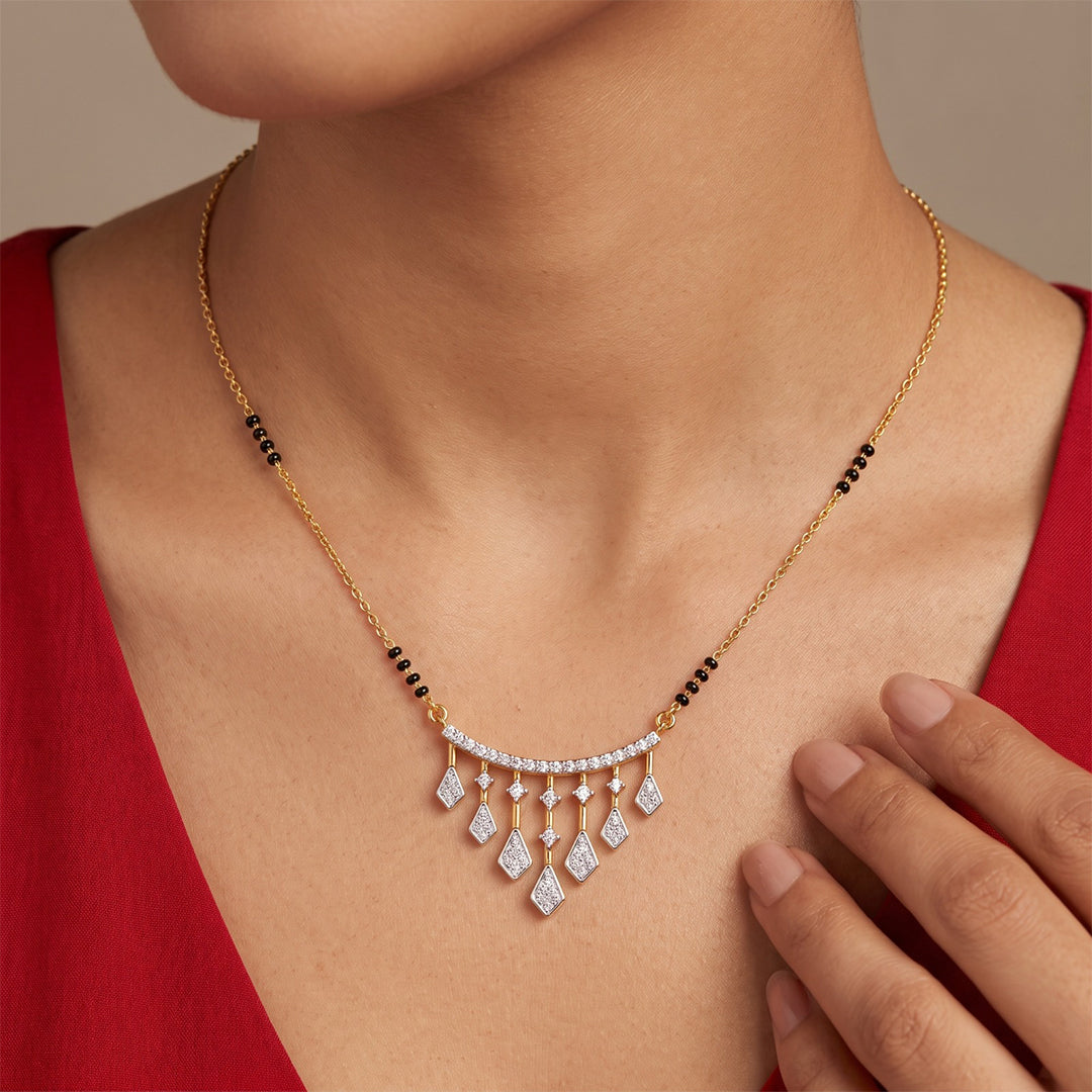 Noor Lab Grown Diamond Mangalsutra