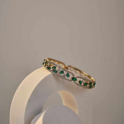 Tracy Emerald Lab Grown Diamond Bracelet