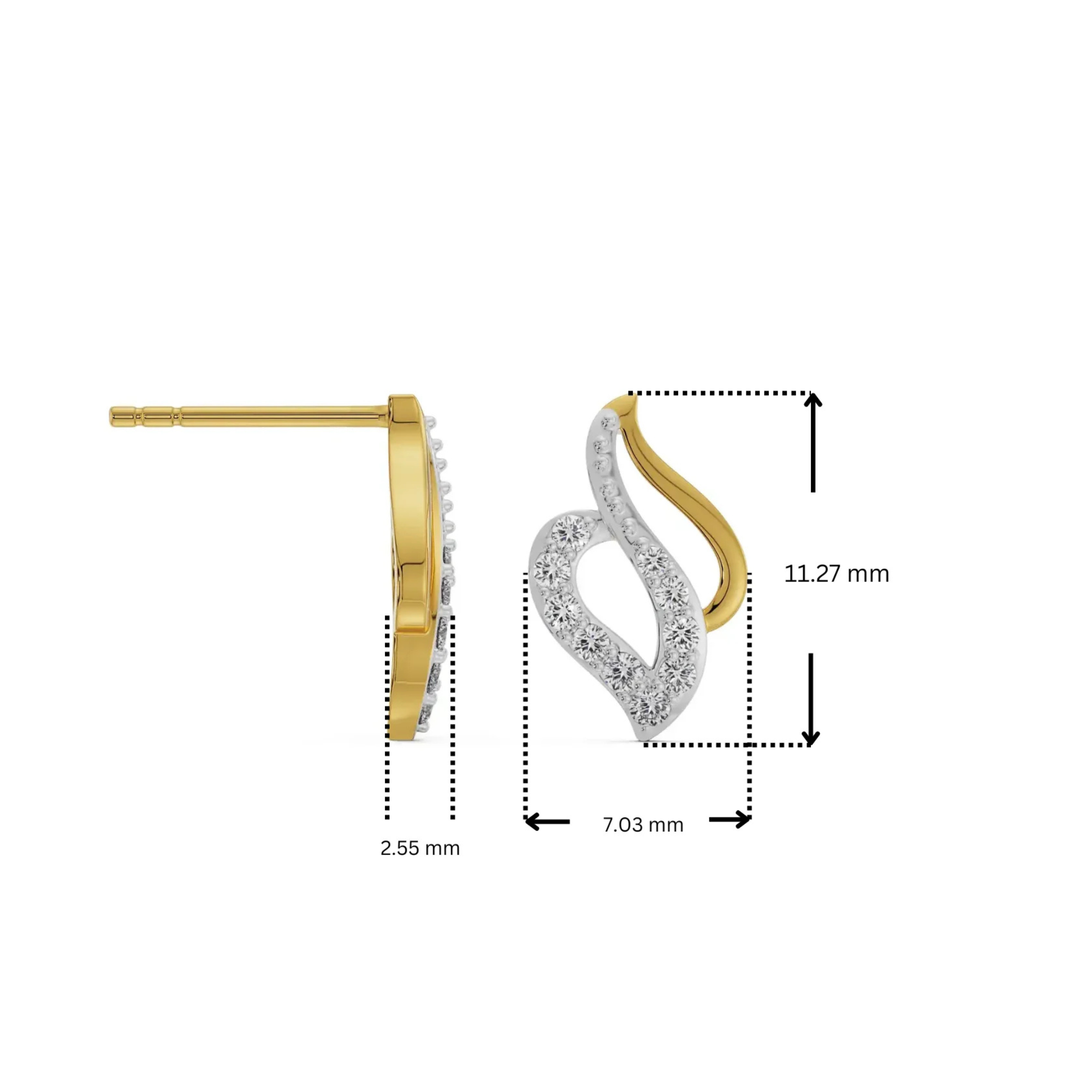 Timeless whisper Lab Grown Diamond studs