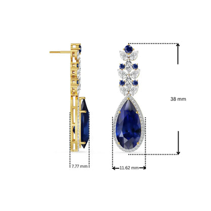 Indigo Ice Lab Grown Diamond Earrings_in_stock