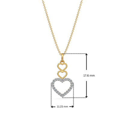 Connected Hearts Lab Grown Diamond Pendant_in-stock