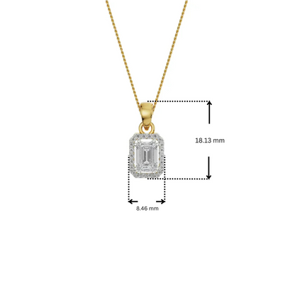 Luminescent Lab Grown Diamond Pendant_in-stock