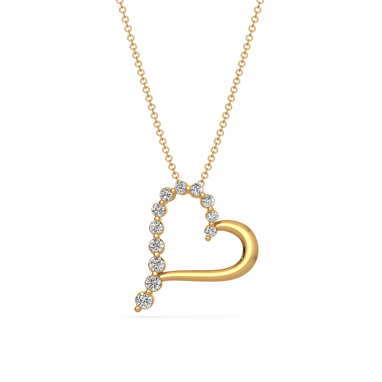 Heart Felt Lab Grown Diamond Pendant_in-stock