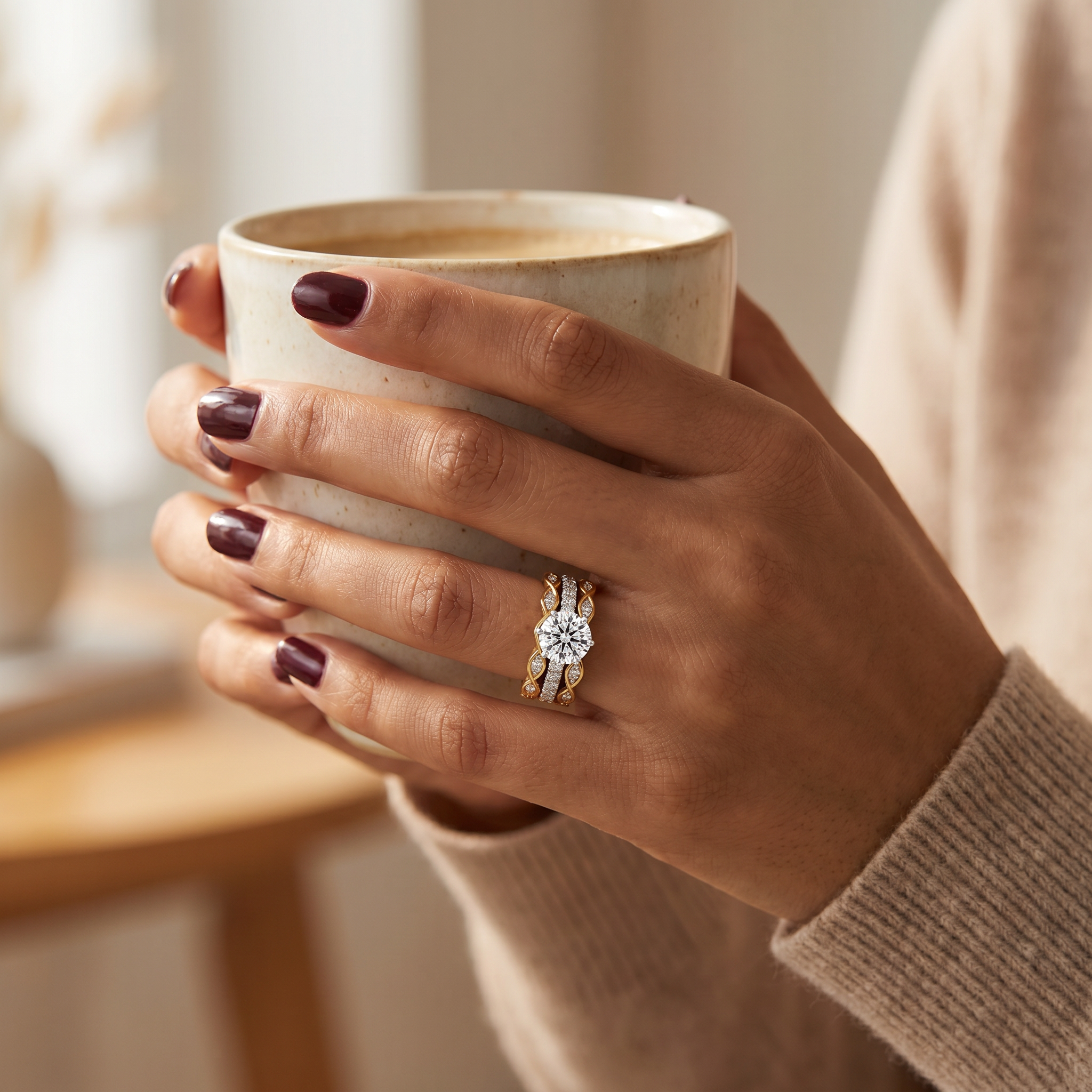 Twinkle Trail Hearts & Arrows Lab Grown Diamond Ring