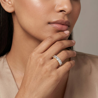 Grandeur Radiant Lab Diamond Ring