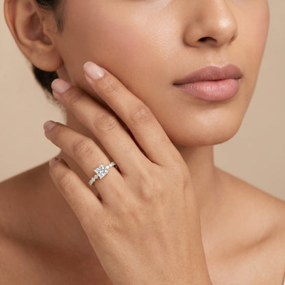 Princess Regalia Lab Grown Diamond Ring