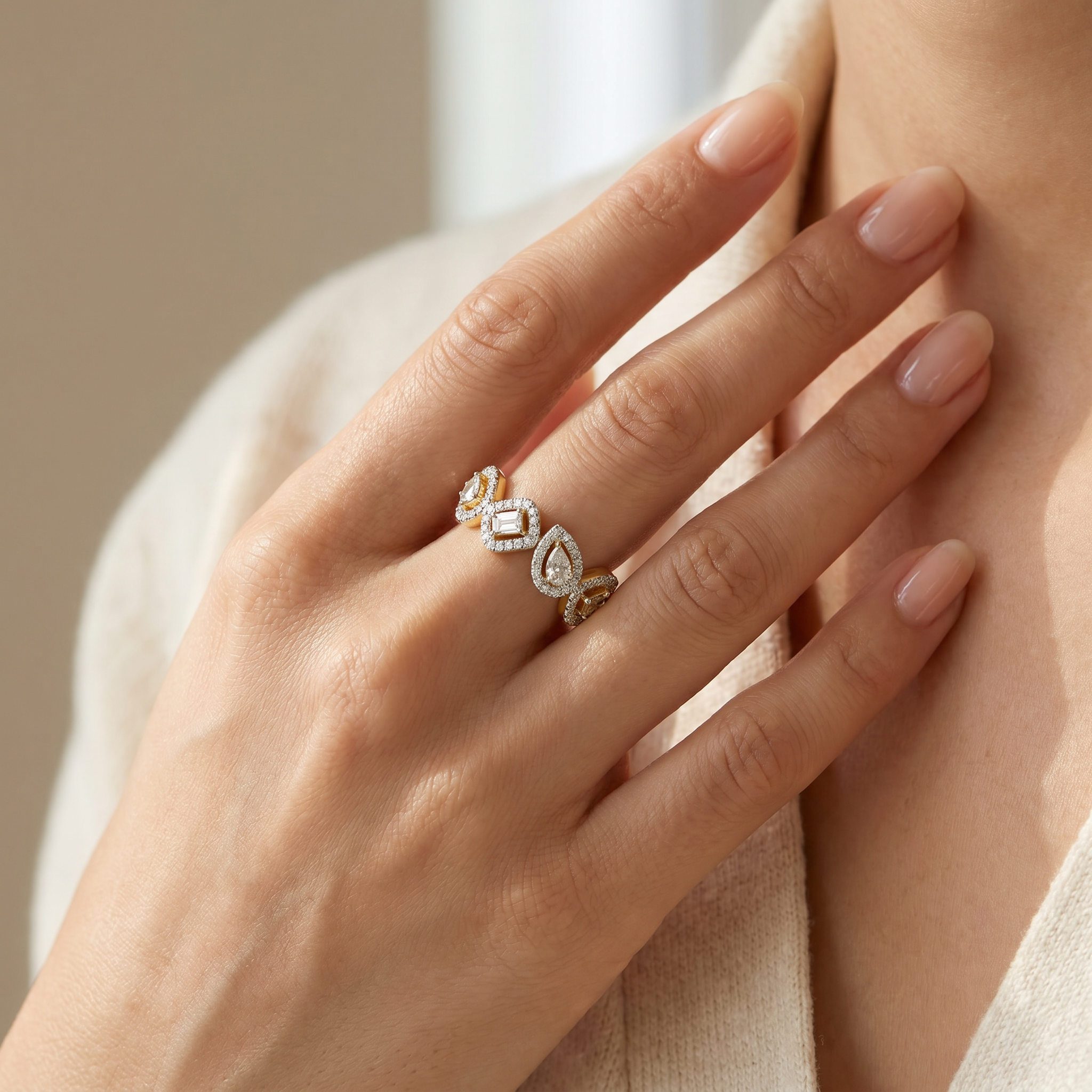 The Halo Vault Lab Grown Diamond Ring