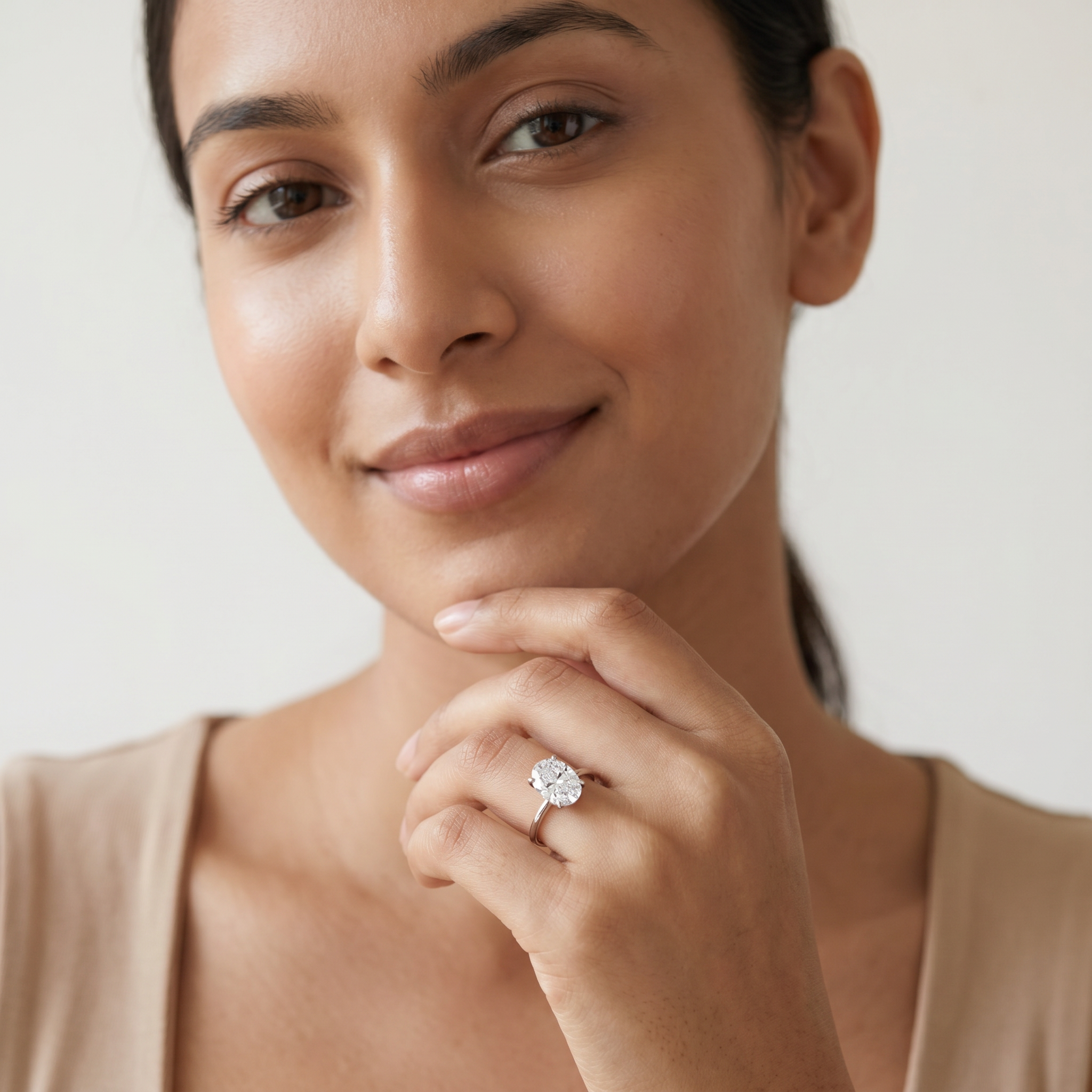 Kate Lab Grown Diamond Solitaire Ring