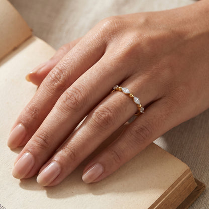 Marquise Airy Lab Grown Diamond Band