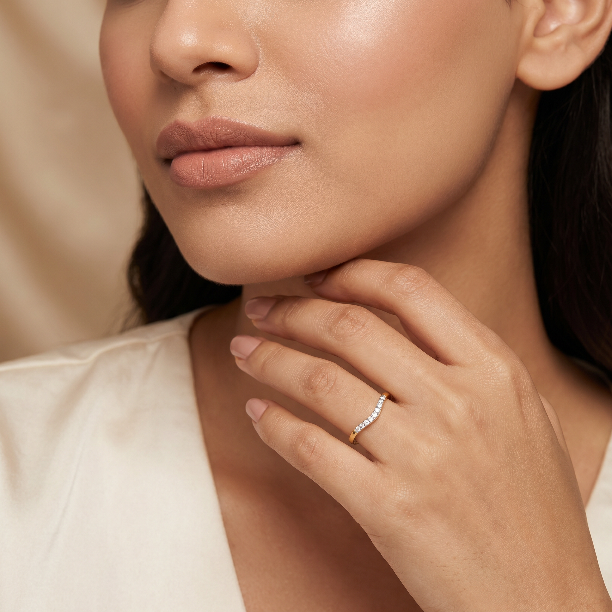 Wavy Katy Diamond Band