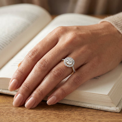 Sleek Valerie Lab Diamond Engagement Ring