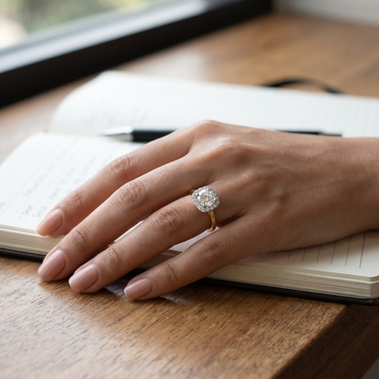 Tresty Lab Diamond Engagement Ring