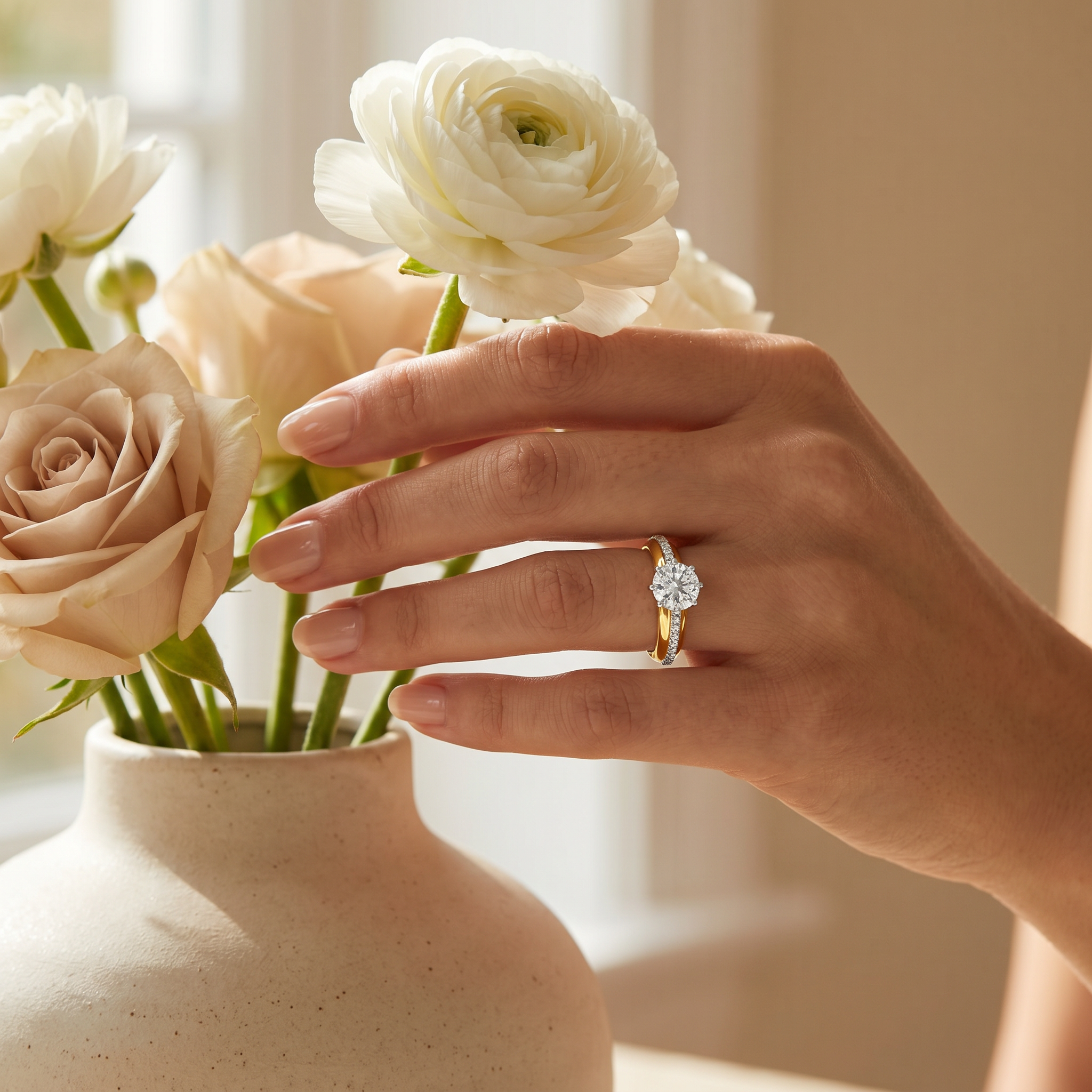 Suhana Lab Grown Diamond Ring