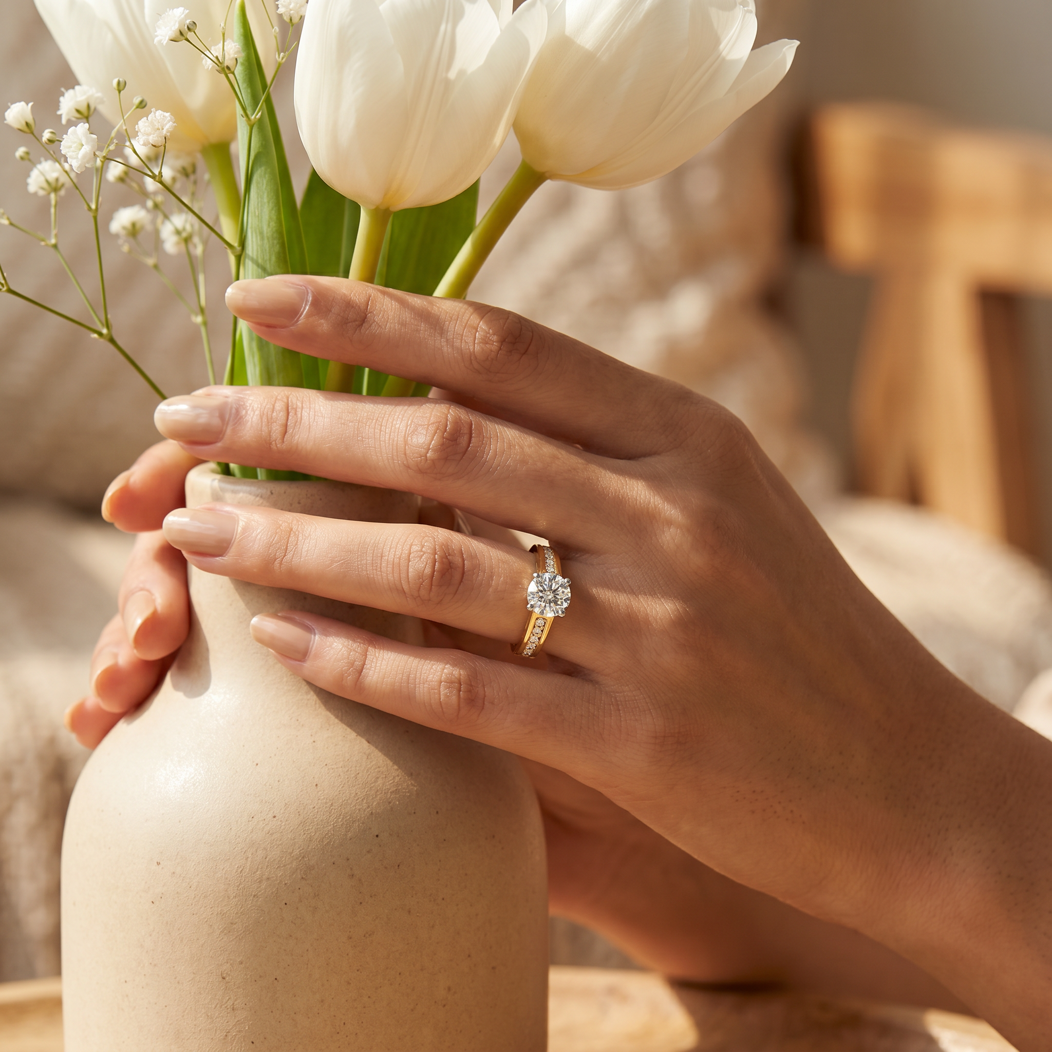 Vanessa Lab Grown Diamond Solitaire Ring