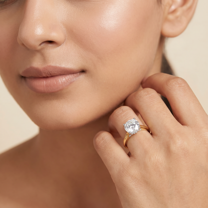 Dahlia Lab Grown Diamond Solitaire Ring