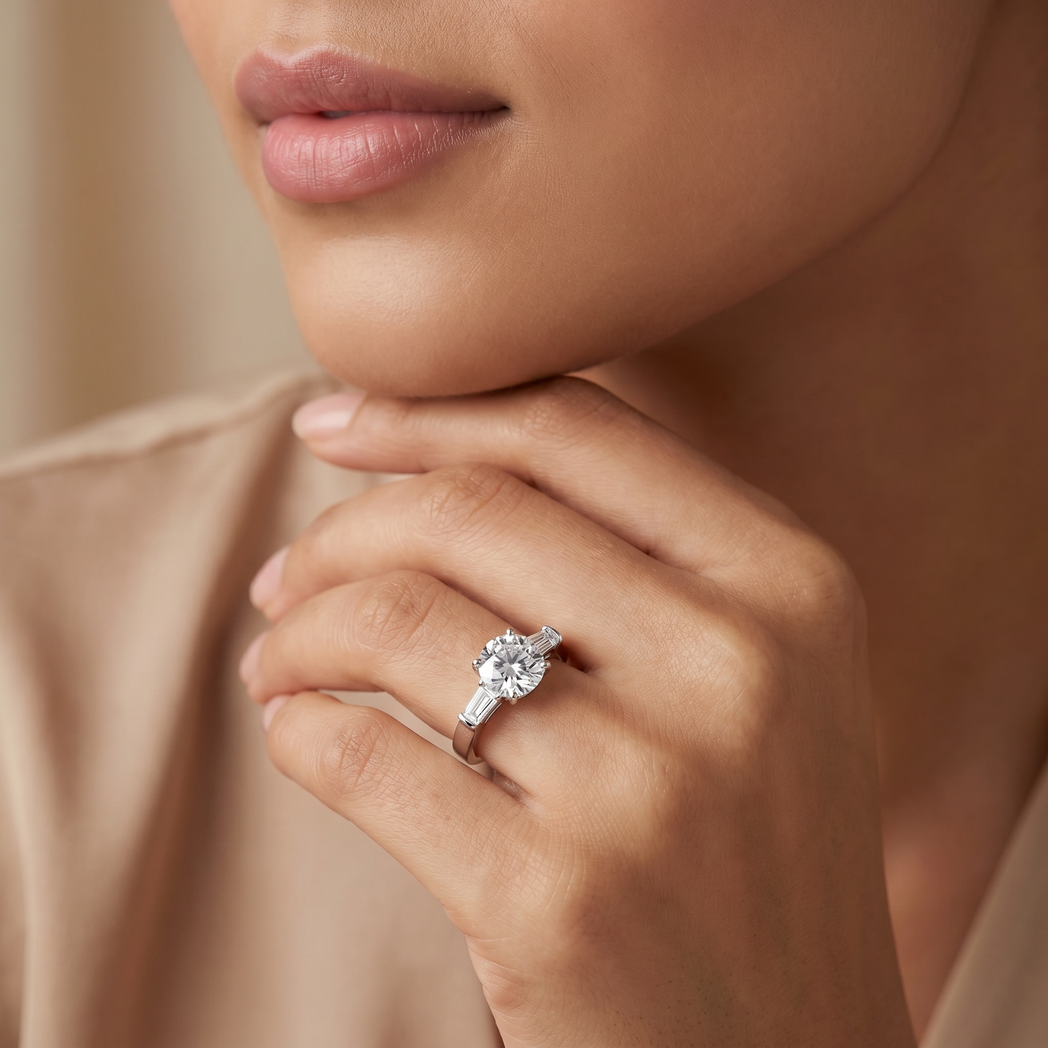 Julia Lab Diamond Engagement Ring
