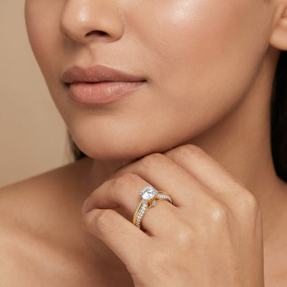 Harper Round Lab Grown Diamond Ring