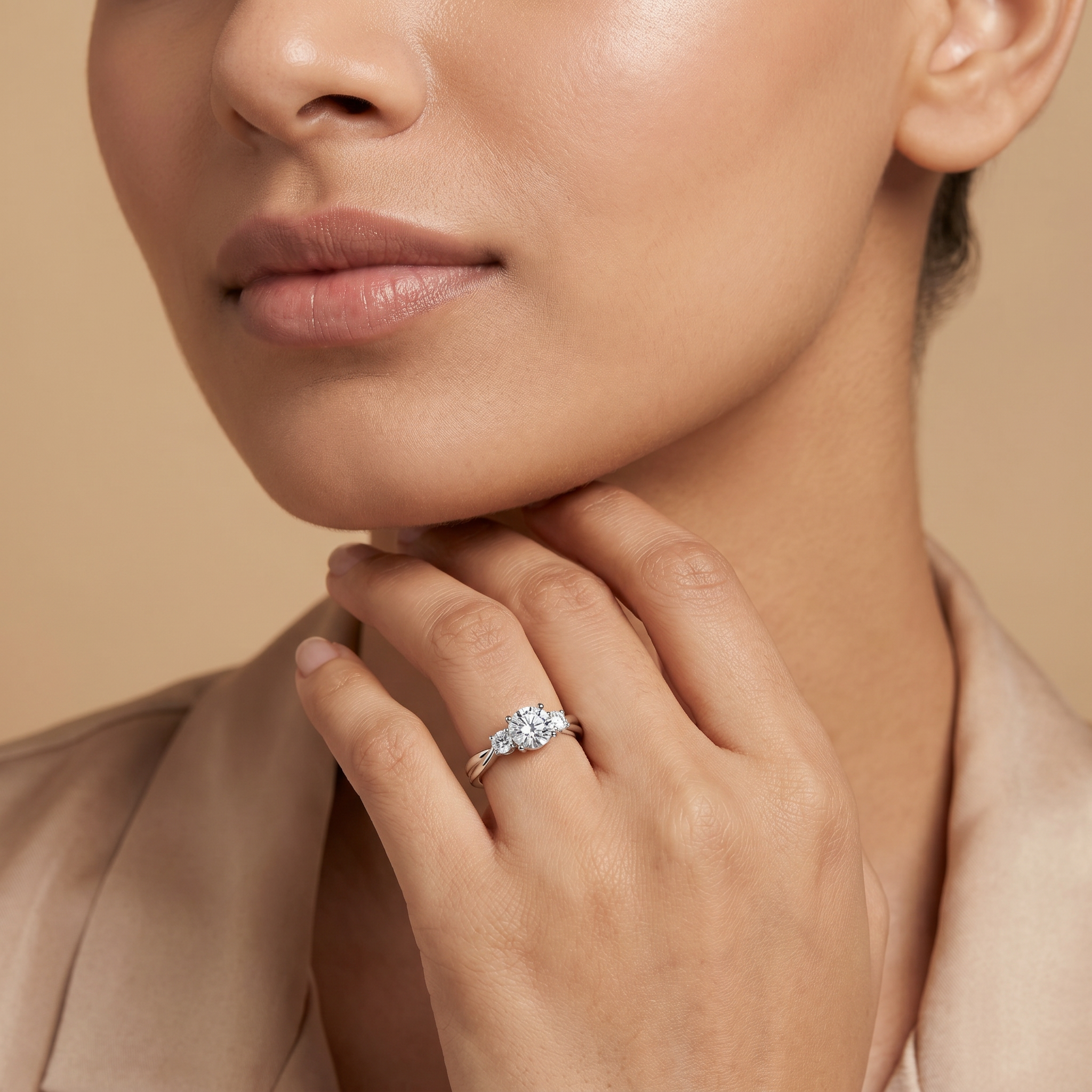 Twisted Vine Lab Grown Diamond Ring
