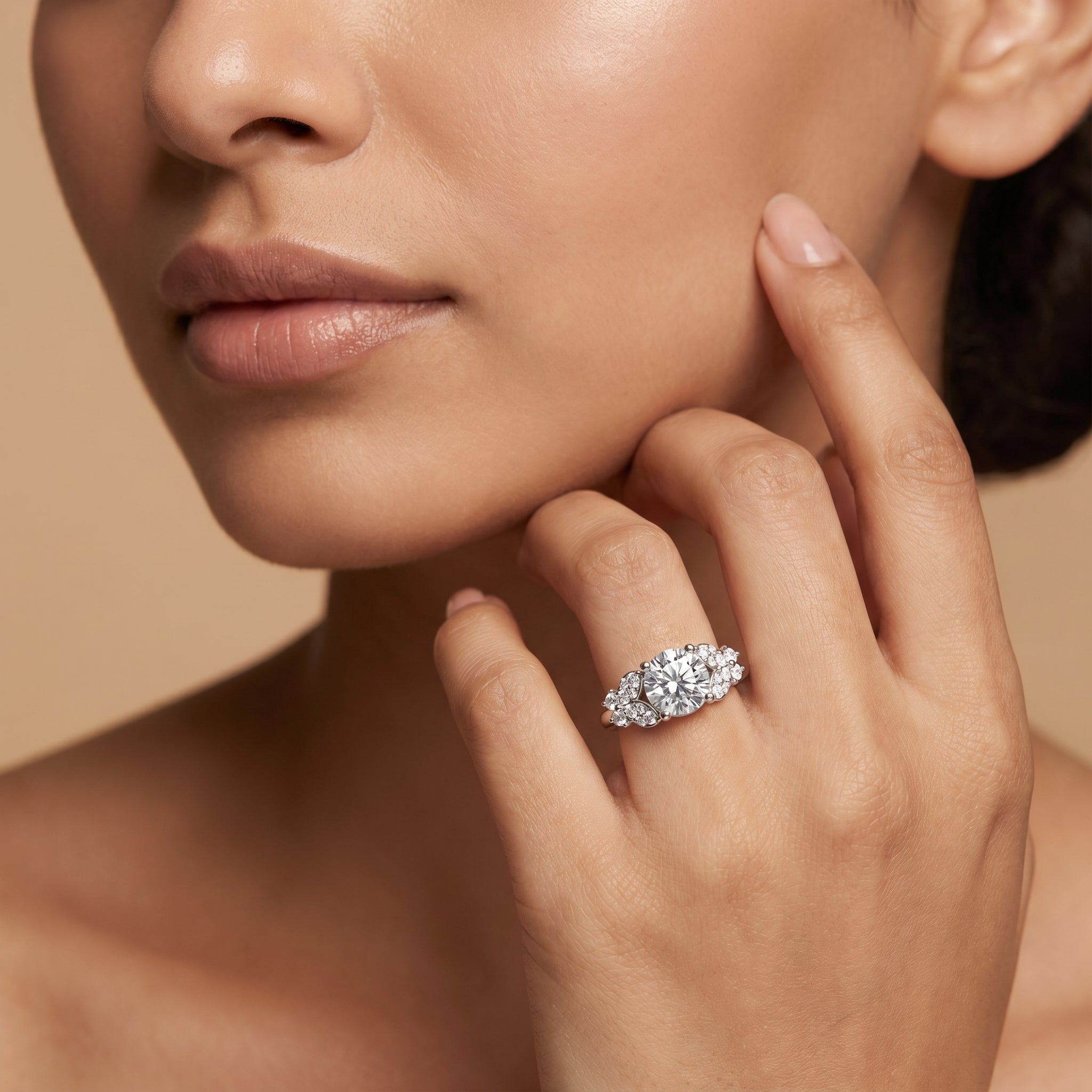 Camy Lab Diamond Engagement Ring