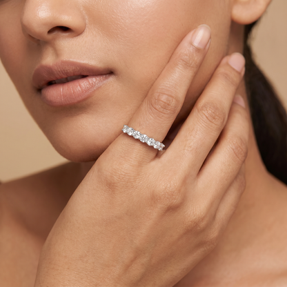 Round Brilliant Lab Grown Diamond Band