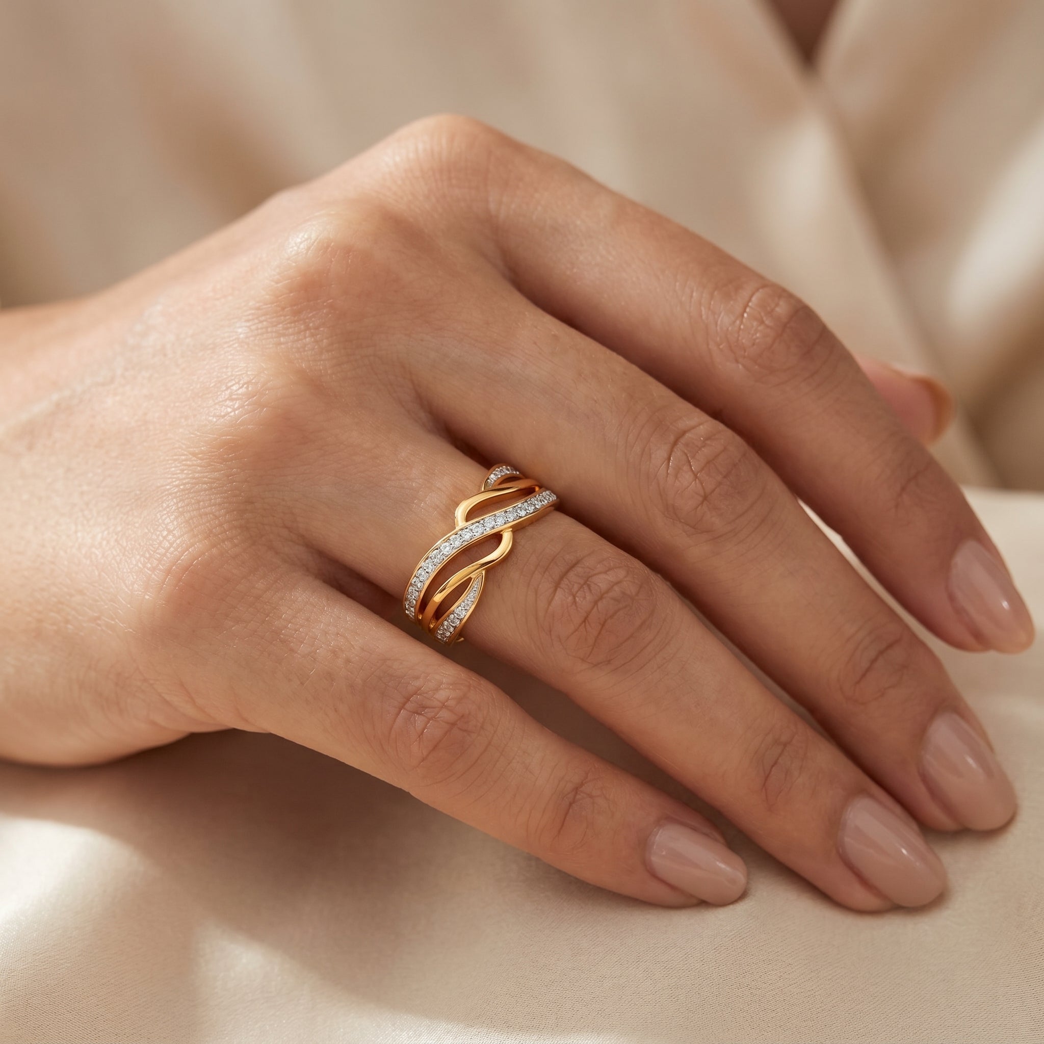 Sleek Lab Grown Diamond Ring