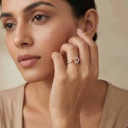 Harmony of Heart Lab Grown Diamond Ring
