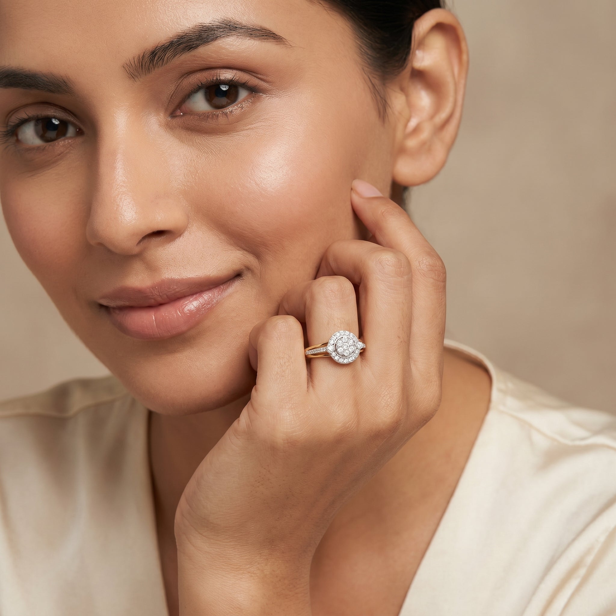 Majestic Round Lab Grown Diamond Ring