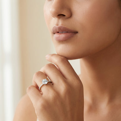 Classic Lab Grown Diamond Solitaire Ring