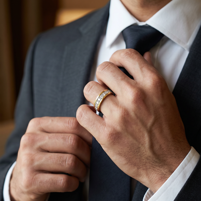 Sleek Row Lab Grown Diamond Band