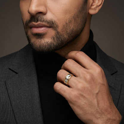 Crimson Lab Grown Diamond Ring for Him