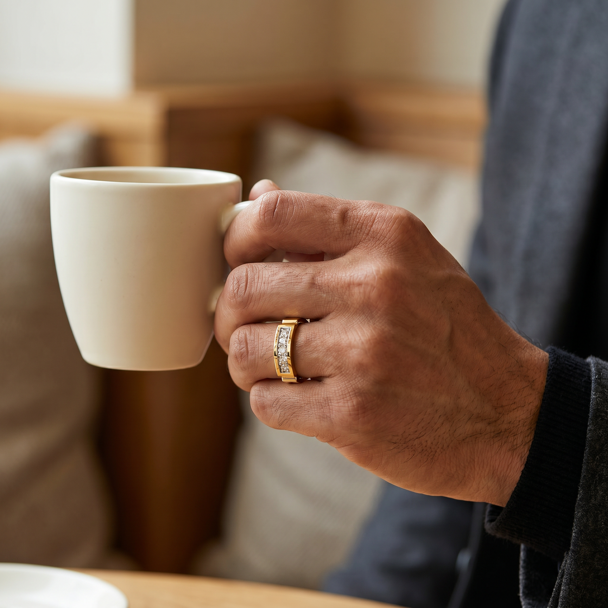 Elior Lab Grown Diamond Wedding Band