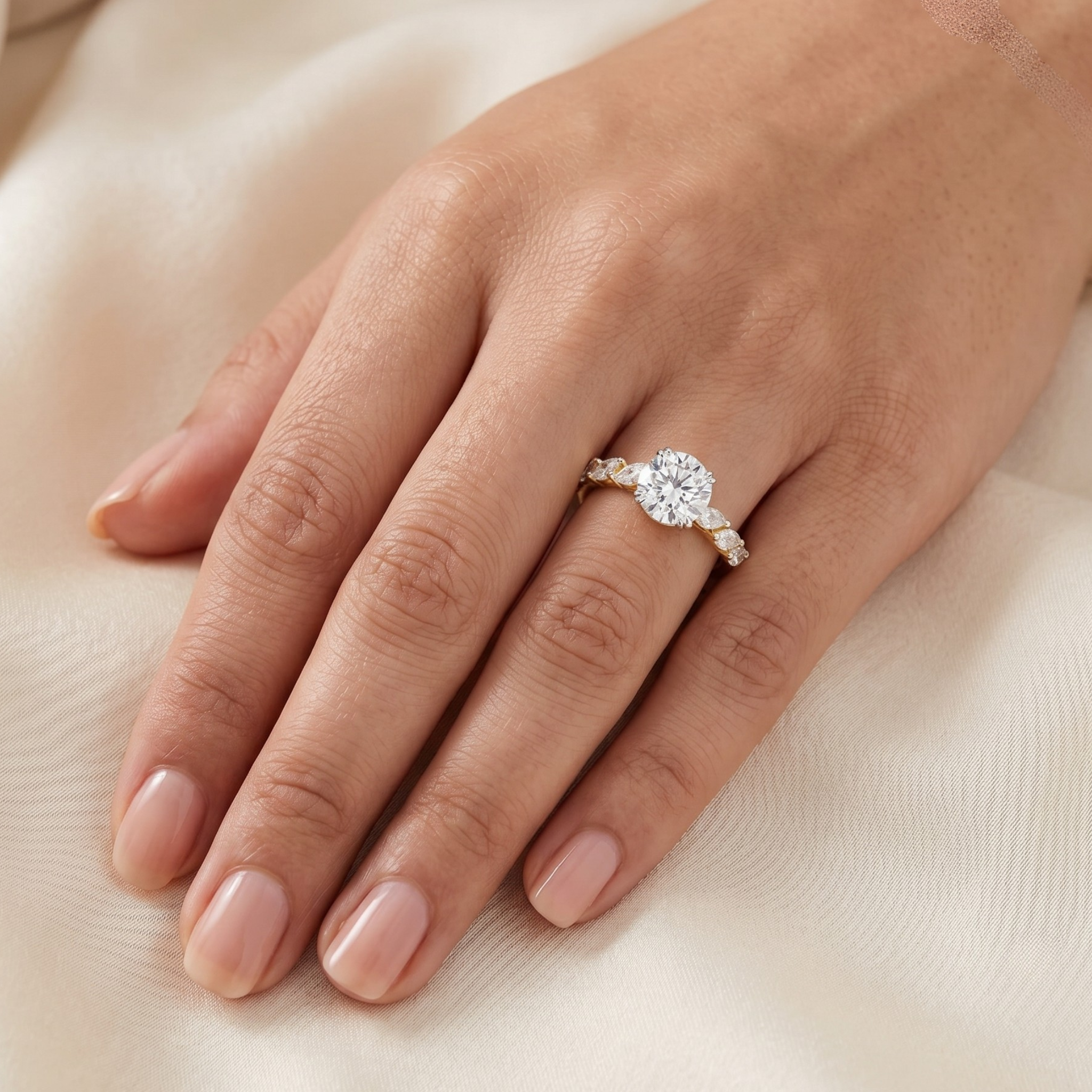 Margo Lab Grown Diamond Engagement Ring