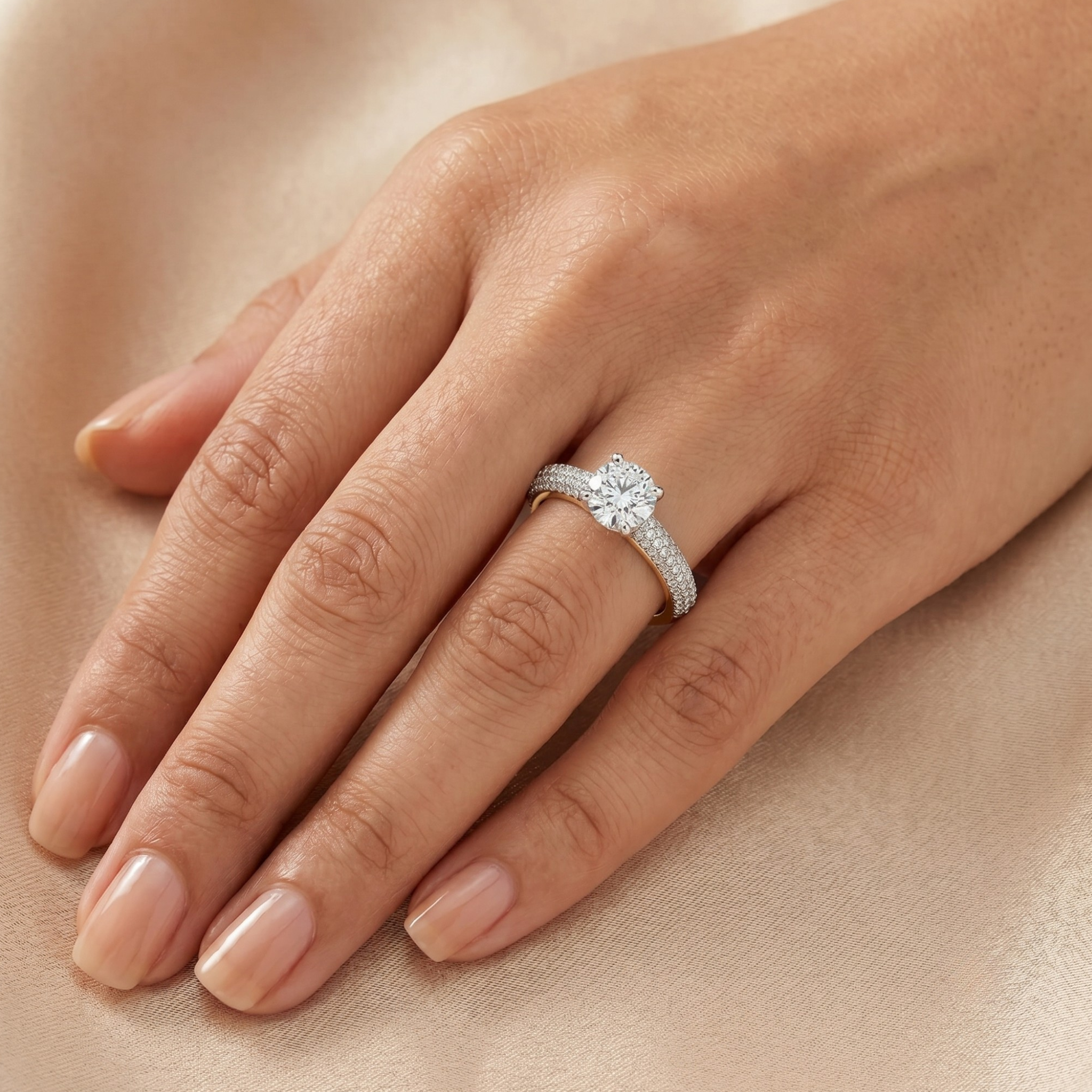 Jiva Timeless Lab Grown Diamond Ring