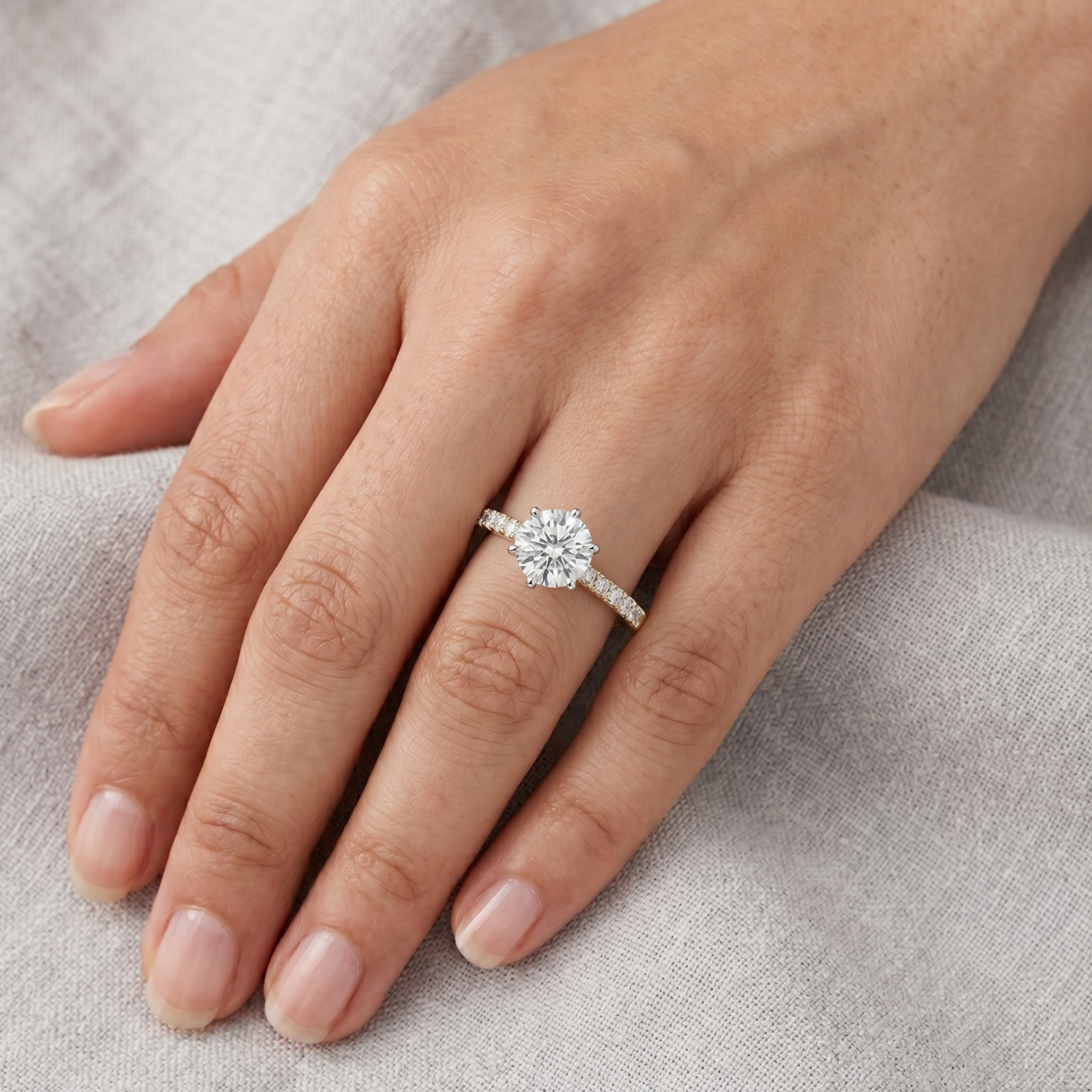 1 CT Classic Engagement Ring